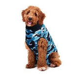 Recovery suit dog blue camo S