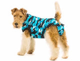 Suitical recovery suit dog blue camo XS