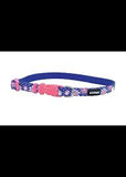 Adjustable Reflective collar flower w/dotts 8"-12"