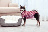 Suitical recovery suit dog pink camo XS