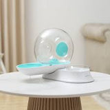 Mclovins gravity waterer and feeder turquoise