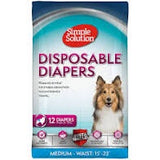 Disposable diapers medium