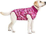 Suitical Recovery suit pink camo dog Large