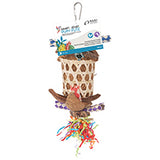 tiered treasures bird toy