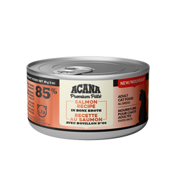 Acana salmon in bone broth cat can 85g