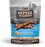 Zoe Better than rawhide BBQ chicken twists 12pk