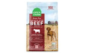 Open Farm Grain Free grass fed beef 11lb