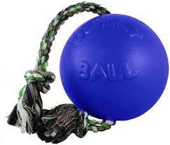 Jolly pet romp and roll 4.5"blue