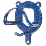 Bridle rack with hammered finish blue