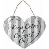 Tough1 JT heart sign "keep calm" 20"
