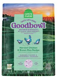 Open Farm Goodbowl Harvest chicken and brown rice cat 3lb