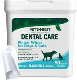 Vet's Best dental finger wipes for dogs and cats