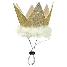 Party crown gold large
