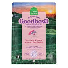 Open farm Goodbowl wild caught salmon and brown rice cat 3lb
