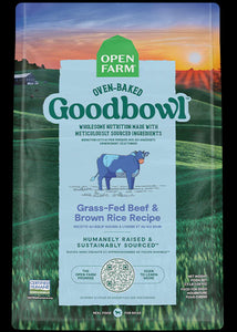 Open Rarm Goodbowl grass fed beef and brown rice 22lb