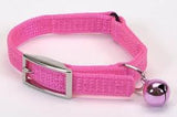Sassy snag proof safety cat collar hot pink 12"