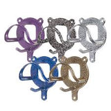 Bridle rack with hammered finish bronze