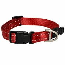 Utility classic collar Xlarge red 17-27.5"