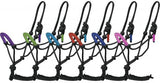 Braided nose rope halter w/8' lead