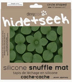 Dexypaws Circle hide and seek silicone snuffle mat army green