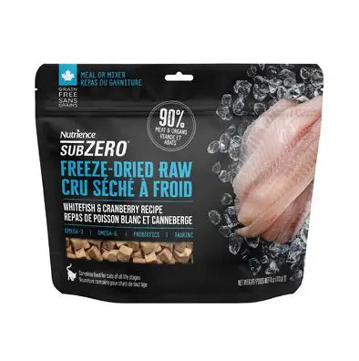 Nutrience freeze-dried raw whitefish and cranberry 113g