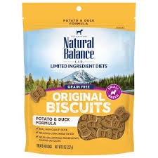 Natural Balance LID potato and duck biscuits 397g