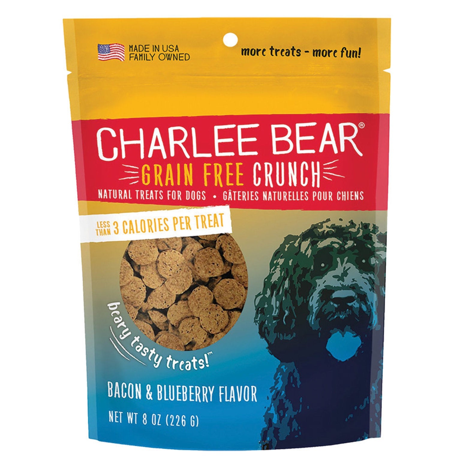 Charlee bear GF crunch - bacon/blueberry