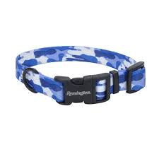 Remington adjustable blue camo collar small