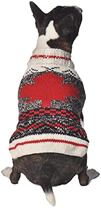 grey Maple leaf sweater XXLg