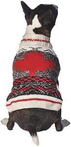 grey Maple leaf sweater XXLg