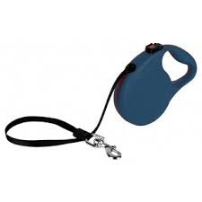 Kong retractable trail lead medium blue