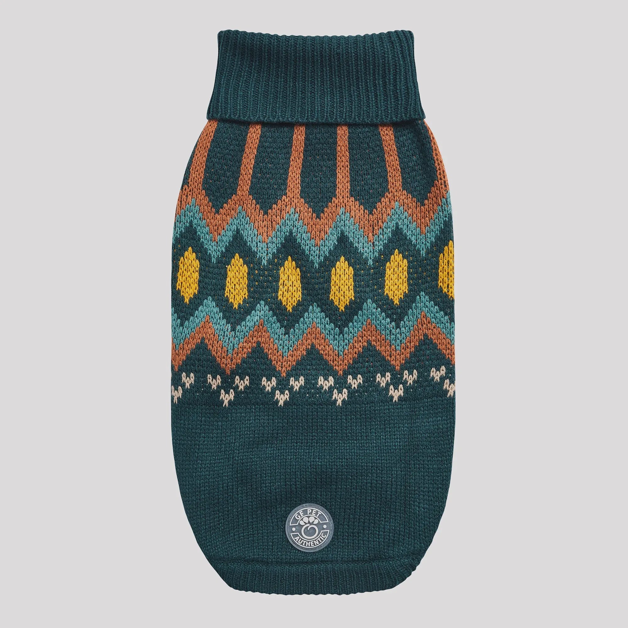 GFpet heritage sweater teal LG