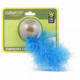 Catnip ball with feather
