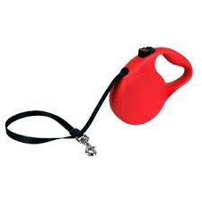 Kong retractable trail lead Large red
