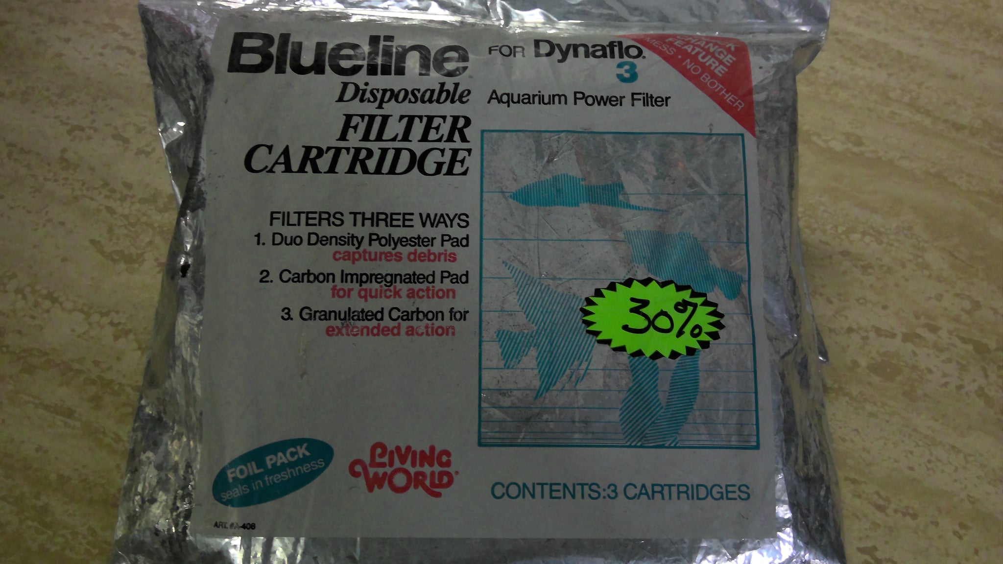 LW blueline disposable filter cartridge dynoflo3
