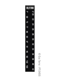 Exoterra Wide-range horizontal thermometer
