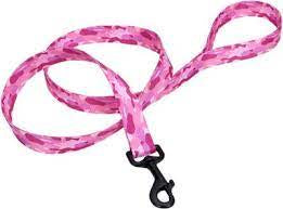 Remington nylon camo leash pink 4'