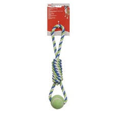 cotton spiral tug 18" with ball