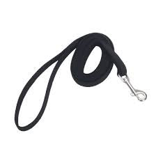 cotton web training leash 30" black
