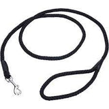 Coastal rope leash black 6'