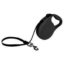 Kong retractable trail lead medium black