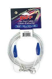 Tuff tie-out cable small 20'