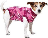 Suitical Recovery suit pink camo dog 2Xsmall