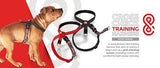 Ezydog cross check training harness medium red