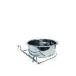 SST dish w/wire holder 20oz