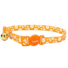Safe cat collar daisy yellow 8-12"