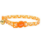 Safe cat collar daisy yellow 8-12"