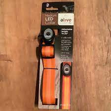 Led collar orange 14"X20"