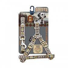 Arista small harn/leash set bluegrass