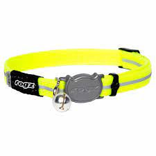Alleycat collar 8-12" yellow